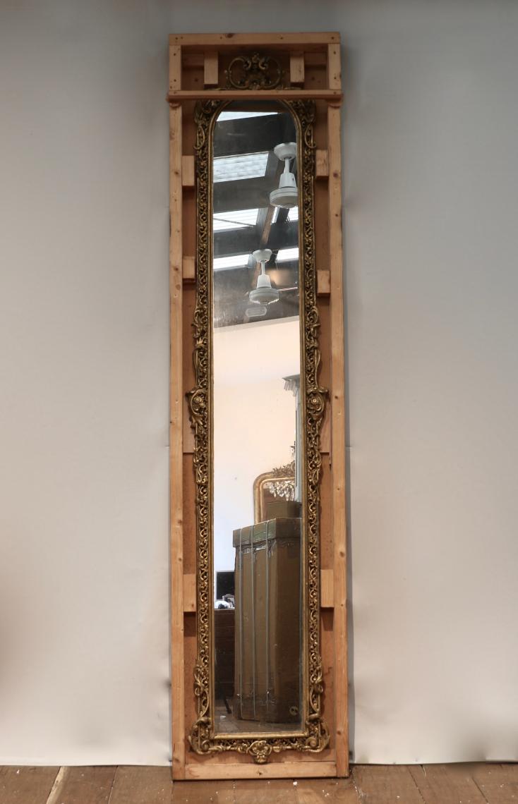 Tall Narrow Louis XV Mirror